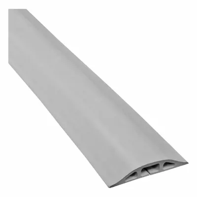ELECTRIDUCT Cable protector: 1 Channels, 3 1/4 in Overall Wd, 9/16 in Overall Ht, 25 ft Lg - Flexible Rubber Cable Floor Covers