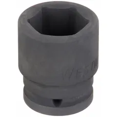 Metric impact socket with 3/4" drive, 35 mm socket size, 6-point standard configuration, and black phosphate finish. Designed for heavy-duty fastening and loosening of nuts and bolts using impact wrenches in automotive, equipment maintenance, and industrial applications.