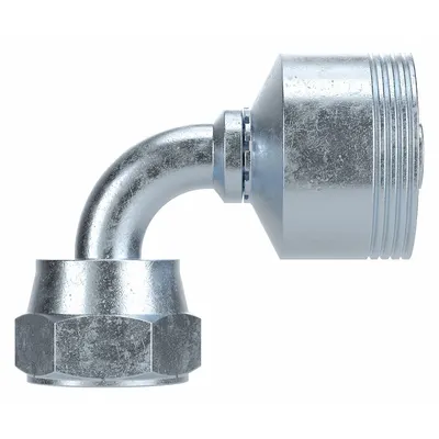PARKER 11C43-25-12 Hydraulic Crimp Fitting - Parker Crimp Hydraulic Hose Fittings with Metric Connection