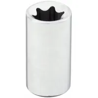 WESTWARD Socket: 1/4 in Drive Size, E10 Socket Size, External Torx, Std, Chrome (MPN 54TN31)