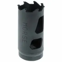 MORSE Hole Saw: 1 1/8 in Saw Dia., 2/3 Teeth per Inch, 1 15/16 in Max. Cutting Dp, Carbide Tipped (MPN MHSTK18)