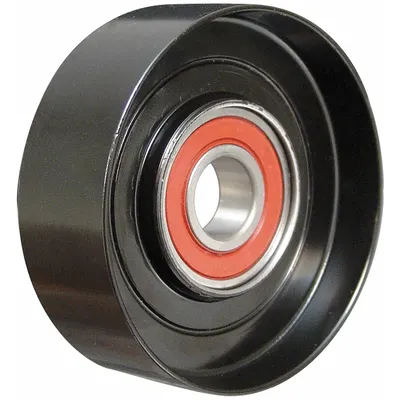 DAYCO Idler Pulley: Idler Pulley, 89148, Serpentine, Flat, Flangeless Flange - Flat Idler Pulleys for Vehicles
