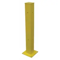 APPROVED VENDOR End Post: End, 42 in Overall Ht, Steel, Powder Coated, 5 in Post Dp, 5 in Post Wd
