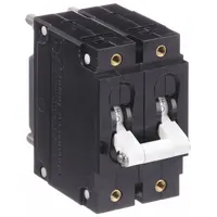 Panel Mount Circuit Breaker: 40 A Amps, 240/277V AC, 125V DC, Threaded Insert, 2.48 in Dp (MPN CA2-BO-34-640-111-C)