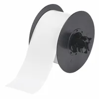 Continuous Label Stock: 2 1/2 in x 50 ft, Polyester, White (Gloss), Outdoor (MPN B30C-2500-551-WT)