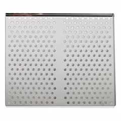 Perforated shelf designed for use in BINDER drying and heating chambers and incubators. Compatible with models 825Z08/825Z30 and 9010-0189/9010-0196. The perforated surface allows uniform air circulation around samples during thermal processing or incubation.
