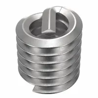 HELI-COIL Helical Insert: Tanged Tang Style, Free-Running, 1/4"-20 Thread Size, Plain, Plain, 100 PK (MPN A1185-4CN375)
