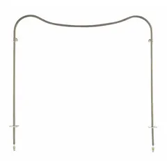 OEM replacement bake element for Whirlpool ovens. Provides consistent heat for baking applications. Used in residential and commercial kitchen maintenance to restore oven performance.