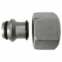 BRENNAN INDUSTRIES Compression Fitting Cap: 22 mm OD size, M30x2.0 Thread Size, Compression, Volz (MPN D0304-C-L22-SS)