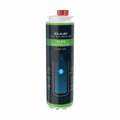 ELKAY Quick-Connect Water Filter: 1.5 gpm, 4,000 gal, 11 1/8 in Overall Ht - Quick-Connect Drinking Fountain & Beverage Machine Water Filters