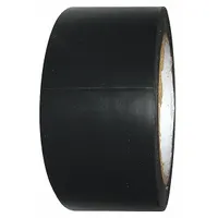 Floor Marking Tape: Gen Purpose, Solid, Black, 2 in x 108 ft, 5 mil Tape Thick, Approved Vendor (MPN 6FXW5)