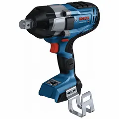 This cordless impact wrench features a 3/4 in drive and delivers 770 ft-lb of fastening torque with 1,250 ft-lb of breakaway torque. The brushless motor provides efficient operation for heavy-duty fastening and loosening tasks in industrial maintenance, automotive repair, and construction applications.