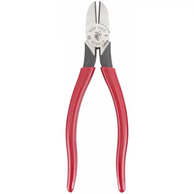 KLEIN TOOLS Diagonal Cutting Plier: Std, Straight, Oval, 1 in Jaw Lg, 1 in Jaw Wd, 7 3/4 in Overall Lg - Standard-Cut Diagonal-Cutting Pliers