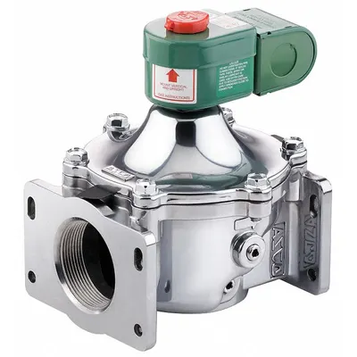 REDHAT Solenoid Valve: 2-Way, Normally Closed, 1 in Pipe Size, 110V AC/120V AC - 2-Way/2-Position, Normally Closed Solenoid Valves