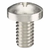 Machine Screw: #1-72 Thread Size, 1/8 in Lg, 316, Stainless Steel, Plain, Pan, Phillips, 50 PK (MPN ZSCRW-705)