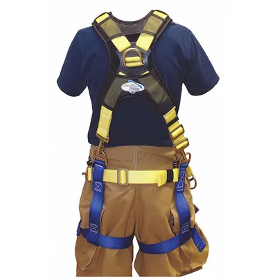 GEMTOR Rescue Harness: III, Nylon, 44 in Waist Size (Min) - NFPA Class III Harnesses