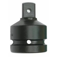 This impact socket adapter connects a 1" square drive impact tool to sockets with a 3/4" square drive. The phosphate finish provides corrosion resistance. Use for adapting drive sizes in torque transfer applications.