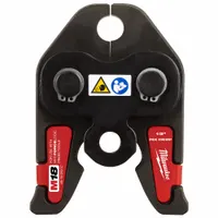 MILWAUKEE Press Jaw: 1/2 in Pipe, PEX, For ASTM F1807/F2159, Extended/Std Tool Types (MPN 49-16-2651C)