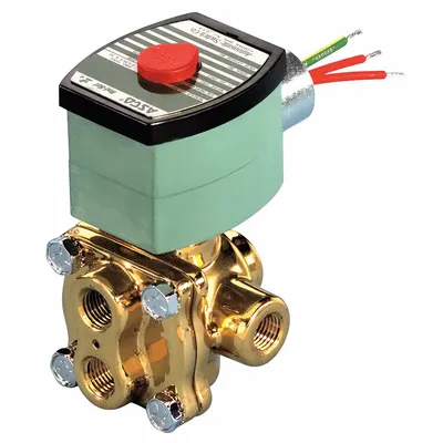 REDHAT Solenoid Valve: 4-Way, 3/8 in Pipe Size, 120V AC, Explosion Proof/Watertight - 4-Way/2-Position, Configurable Solenoid Valves