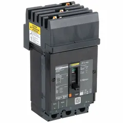 Molded case circuit breaker rated 50 A, 65kA at 240V AC, with fixed instantaneous trip and lug terminals. ABC phase connection and low amp trip setting of 400 A. Designed for overcurrent protection in I-Line panelboards for commercial and industrial electrical distribution.