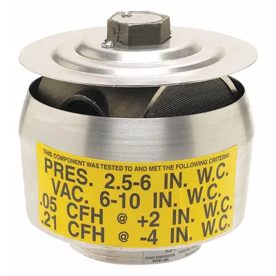 HUSKY Pressure and Vacuum Vent for Fuel Storage Tanks - Pressure/Vacuum Vents for Fuel Storage Tanks