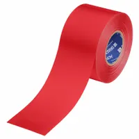 Floor Marking Tape: Solid, Red, 4 in x 100 ft, 22 mil Tape Thick, Brady® ToughStripe® Max (MPN 177032)