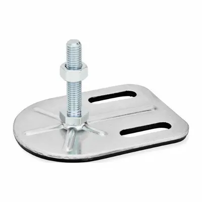 JW WINCO Non-Skid Male Leveling Mount - Non-Skid Male Leveling Mounts