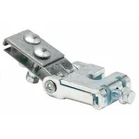 Universal Swivel Brace: Carbon Steel, 5 in Ht, 6 3/4 in Lg, 2 3/32 in Wd (MPN 991)