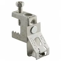 Hanger to Beam Clamp: Electro-Galvanized Cast Iron, 75 lb Load Capacity, For 1/4 in Threaded Rod (MPN 4QTIBC)