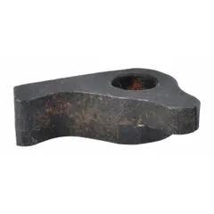 This replacement pawl is designed for use in material handling equipment, fitting Dayton brand models. It engages with a ratchet mechanism to prevent reverse motion, supporting safe operation in lifting and positioning applications.