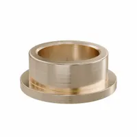 Flanged Sleeve Bearing: Bronze, SAE 841, 20 mm Bore, 26 mm OD, 12 mm Lg, -35°F to 300°F, 5 PK (MPN FFM2026-12B)