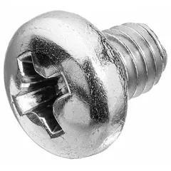 Pan head machine screws with M5x0.80 thread, 16 mm length, made from 18-8 stainless steel with a plain finish. Phillips drive with #2 drive size. Supplied in a 50-pack. Suitable for general fastening applications in machinery, equipment assembly, and other mechanical joints.