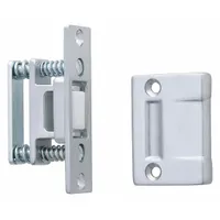 Cabinet Catch: Brass, Roller, 3/8 in Ht, 3/4 in Wd (MPN RL30 US26D)