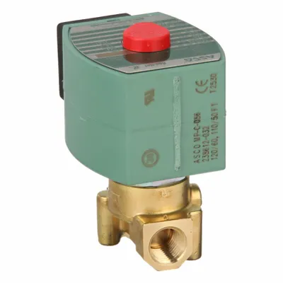 REDHAT Solenoid Valve: 2-Way, Normally Closed, 1/4 in Pipe Size, 110V AC/120V AC - 2-Way/2-Position, Normally Closed Solenoid Valves