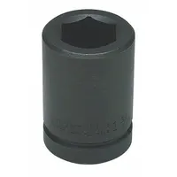 WRIGHT TOOL Impact Socket: 1 in Drive Size, SAE, 1 1/16 in Socket Size, 6-Point, Deep, Black Oxide (MPN 8934)