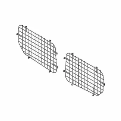 WEATHER GUARD Van Window Screen: Van Window Screen, Steel, 18 1/4 in Overall Wd, Side Door - Van Window Screens