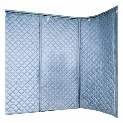 SINGER SAFETY Track-Mounted Hanging Acoustic Curtain - Track-Mounted Hanging Acoustic Curtains