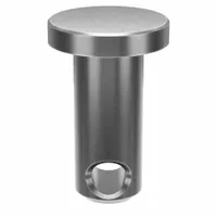 Clevis Pin,0.5 in L,SS 3/16 in dia: Inch, 3/16 in Pin Dia, 1/2 in Shank Lg, Std Clevis Pin, 18-8 (MPN PI1-3)