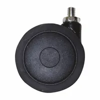Stem Caster: Swivel, No Brake, Stem, Black, Invacare, CS Series (3/5/7/9) (MPN 1147526)
