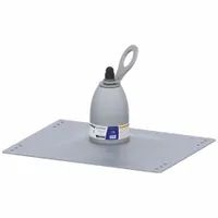 This reinstallable roof top anchor from 3M's DBI-SALA line is designed for tie-off mounting on flat concrete or wood roofs. It features a swivel D-ring and is compatible with standing seam clamps for fall protection applications. Capacity is 310 lb