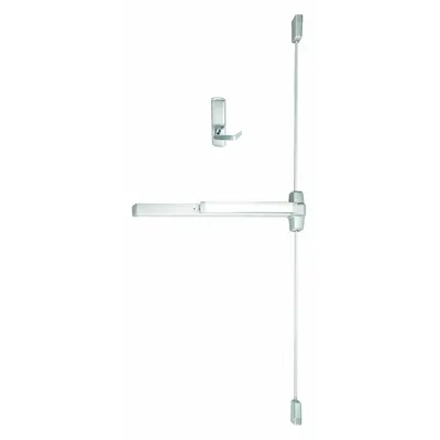 VON DUPRIN 9927DT 3 US28 Surface Vertical Rod Push Bar - Surface Vertical Rod Push Bars