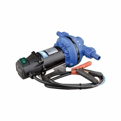 GPI Electric Drum Pump: 12 V DC, 6/25 hp HP, Nylon, 8 gpm Max. Flow Rate, Pump Only - DEF Transfer Pumps