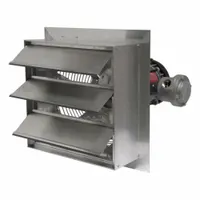 Shutter Mounted Hazardous Location Exhaust Fan: 14 in Blade, 1 Speed, 1/3 hp, 2,190 cfm, 1 ph (MPN AX14-4)