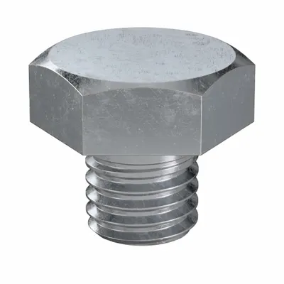 LINDSTROM Hex Head Cap Screw: Steel, Class 8.8, Zinc Plated, M10, Metric, 10 mm lg - Class 8.8 Steel Hex Head Cap Screws