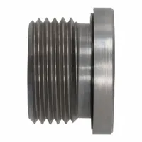 BRENNAN INDUSTRIES Compression Fitting Plug: 26 mm OD size, M27x2.0 Thread Size, Metric, with Seal (MPN 8408-H27-ED-SS)