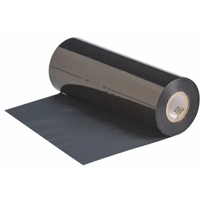 BRADY R6008 Single-Color Printer Ribbon, Black Resin, R6000 Series - Brady Single-Color Ribbons
