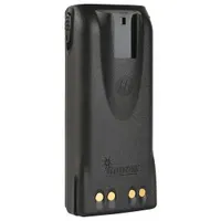 Nickel-metal hydride battery for MTX/PR860 series handheld radios. Rated at 1,800 mAh with IP54 ingress protection against dust and water splashes. Suitable for industrial and field communication applications