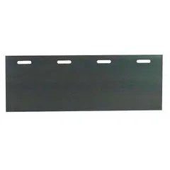 Standard-end replacement scraper blade for industrial maintenance and cleaning tasks. Used to scrape residue, paint, or adhesives from surfaces in machining, material handling, and facility upkeep.
