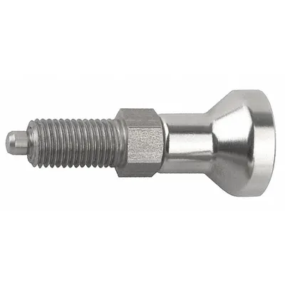 KIPP Indexing Plunger: Nonlocking, SS, 3/4"-10 Thread - Nonlocking Pull-Knob Indexing Plungers