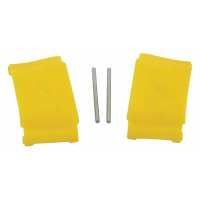 BRADLEY S45-2675GR Eyewash Spray Head Dust Cap, Plastic, Yellow, for Halo Series - Eyewash Spray Head Covers